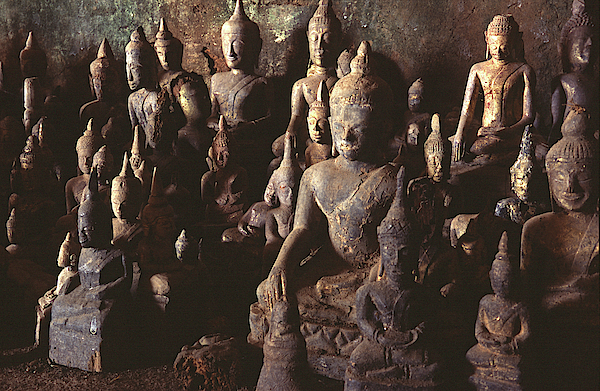 Buddha Figures, Interior Of The Lower Cave Tam Ting by Unknown Buddha Figures, Interior Of The Lower Cave Tam Ting by Unknown